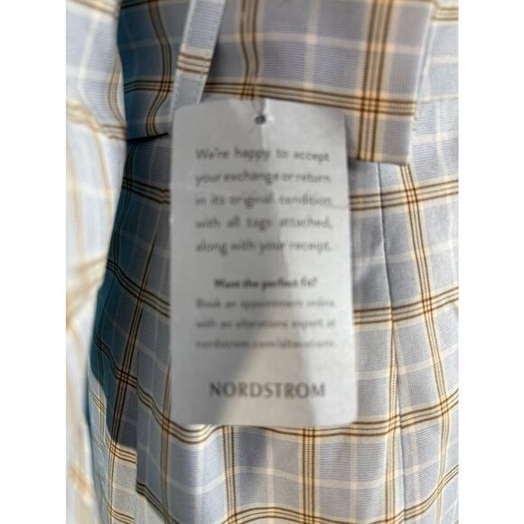 Adelyn Rae Sydney Blue Plaid Button Front Coat Shirt Dress Lined Extra Button S - Picture 10 of 12